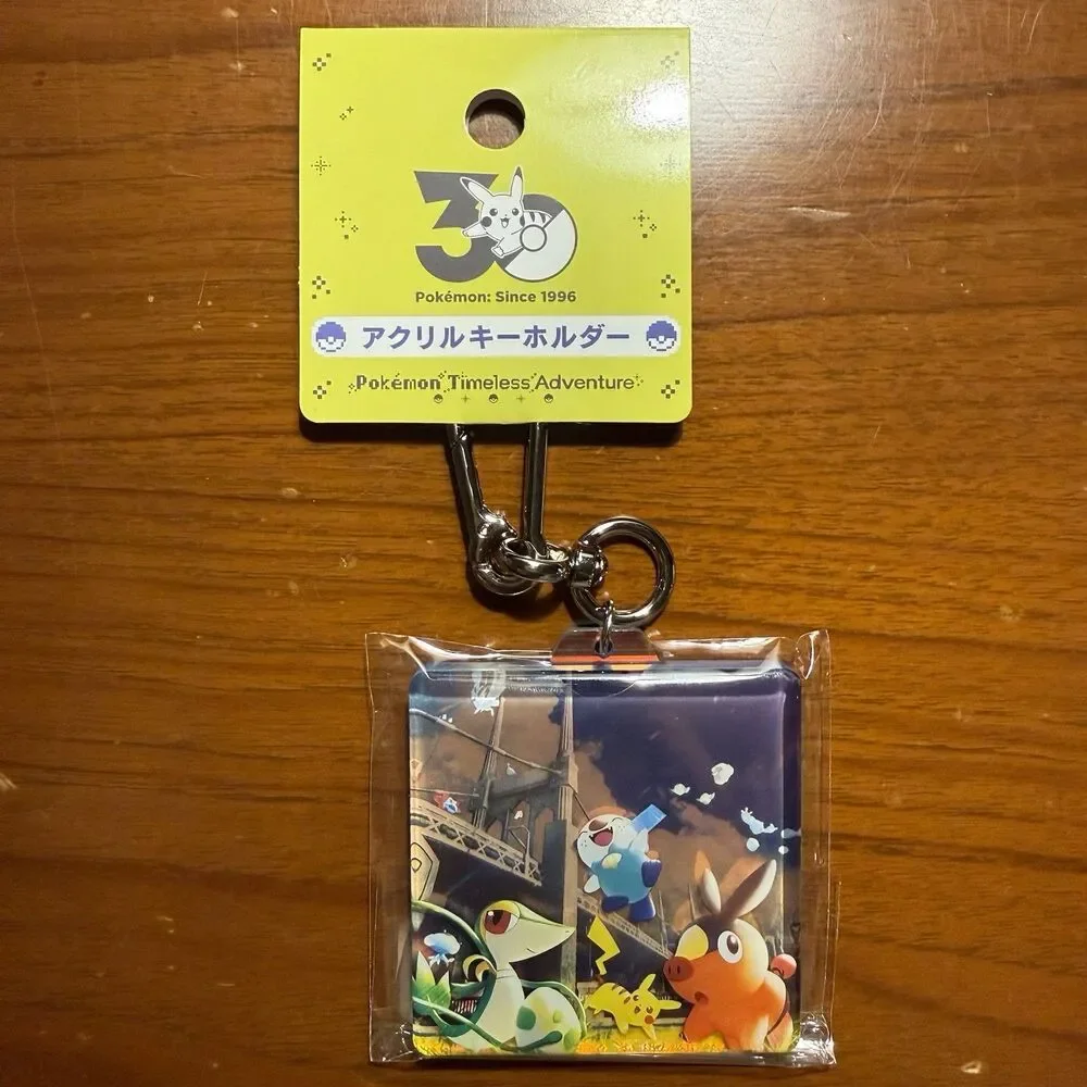 Pokemon Center Japan Exclusive Timeless Adventure Unova Region Acrylic Keychain
